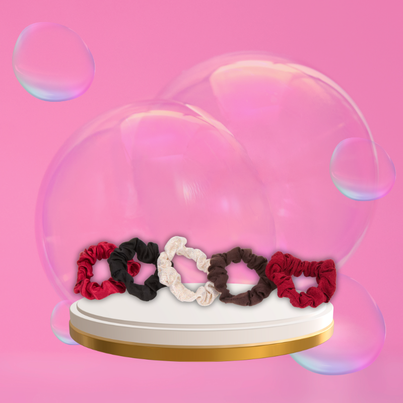 Cvetke Hair - Silk Scrunchie Winter