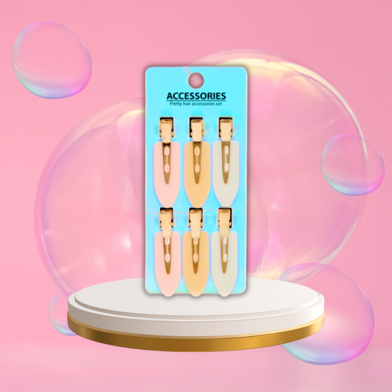 Hair Flowers - Rose Gold