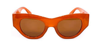 KLEYES Damen Sonnenbrille - "Miranda" - Glänzend Orange