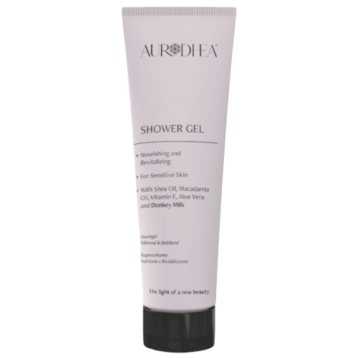 AURODHEA - Gel za tuširanje - Shea Ulje, Vitamin E, Aloe Vera & Magarećije Mljeko - 250ml